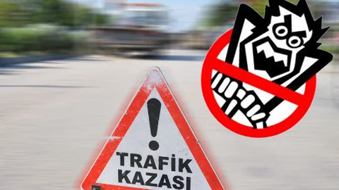 Mut'ta Motosikletli Domuza Çarptı 1 Yaralı