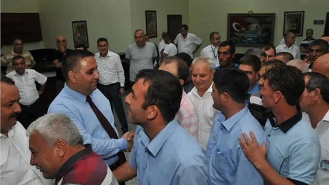 Tarsus Belediyesinde toplu bayramlaşma