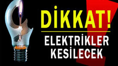 TARSUS’TA CUMARTESİ GÜNÜ KENT MERKEZİNDE KESİNTİ VAR  