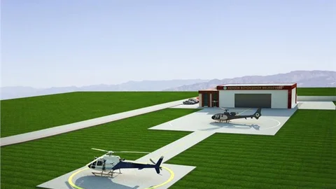 Mersin’e Tam Teşekküllü Helikopter Pisti
