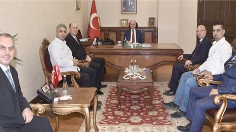 Tarsus Gazeteciler Cemiyet'den Mersin Valisi Özdemir Çakacak’a Ziyaret