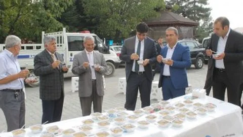 Yaylada aşure ikramı