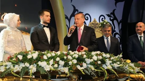 Nikah Şahidi Cumhurbaşkanı Erdoğan Oldu