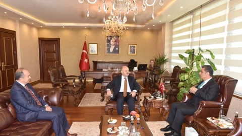 Mersin Valisi'ne Demirtaş ile Göka'dan Ziyaret