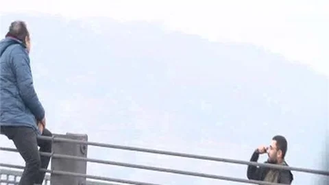 15 Temmuz Şehitler Köprüsü'nde İntihar Girişimi