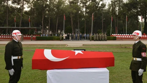 Mersin'de Kazada Ölen 20 Yaşındaki Asker İçin Tören