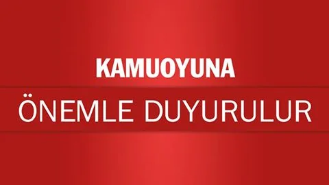 Mersin Büyükşehir Belediyesinden Kamuoyuna Açıklama