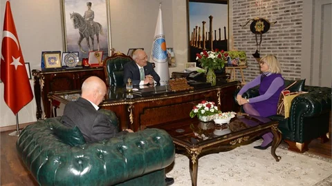 PORTEKİZ ANKARA BÜYÜKELÇİSİ PAULA LEAL DA SILVA’DAN BAŞKAN KOCAMAZ’A ZİYARET