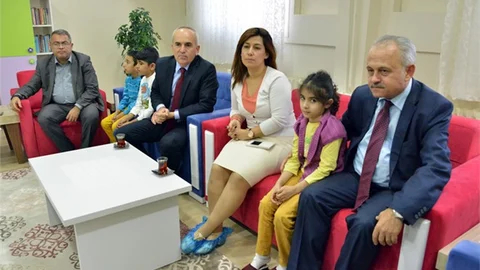 BÜYÜKŞEHİR BELEDİYESİ’NDEN SEVGİ YUVASI’NA ZİYARET