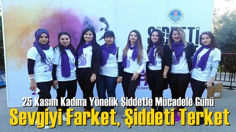 Kadına Şiddete ‘Hayır’ Dediler