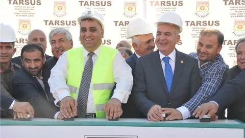 -BAHÇE MAHALLESİ TAZİYE EVİ TEMELİ ATILDI