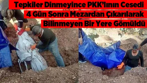 İzmir'de tepki dinmedi, PKK'lı cenazesi 4 gün sonra mezardan çıkarıldı