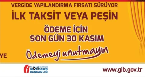 GİB Vergi Yapılandırma Sistemi Hata Veriyor gib.gov.tr! (Vergi Borcu Yapılandırma!)