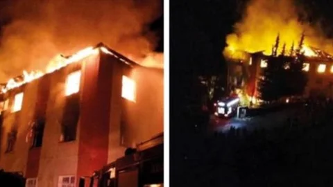 Adana'da Yurtta Yanarak Ölen Kızlar Birbirine Sarılarak Can Vermişler!