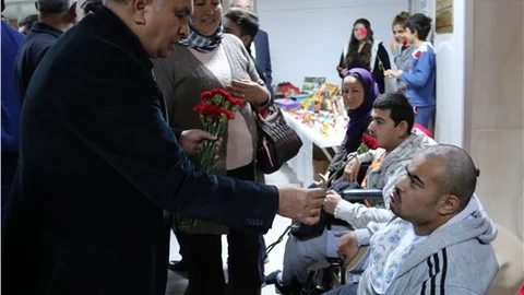 ERDEMLİ'DE PROTOKOL ENGELLİLER GÜNÜNÜ KUTLADI