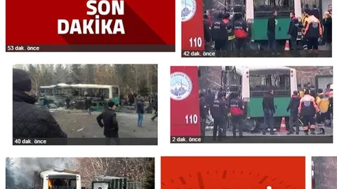 Kayseri'de Patlama: Çarşı İznine Çıkan Askerlerin Olduğu Otobüste Patlama