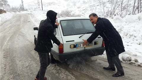 TOROSLAR’DAN YAYLALARDA KAR MESAİSİ