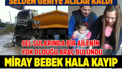 Sel Sularında Bir Ailenin Yok Olduğu Araç Bulundu