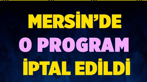 Mersin'de Mustafa Ceceli Konseri İptal Edildi