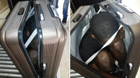 Seyahat Bavulunda Kaçak Göçmen Taşırken Yakalandı