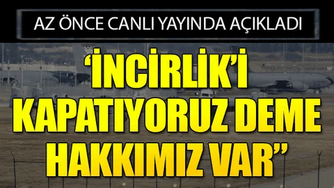 Adana'daki İncirlik Üssü Kapatılacak mı? Cumhurbaşkalığı Sözcüsü Canlı Yayında Açıkladı