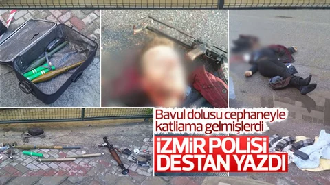 Teröristler adliyeye bavul dolusu cephaneyle saldırdı