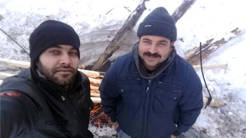 Mersin'de Mahsur Kalınca Ateş Yakarak Kar Yiyerek Hayatta Kaldılar