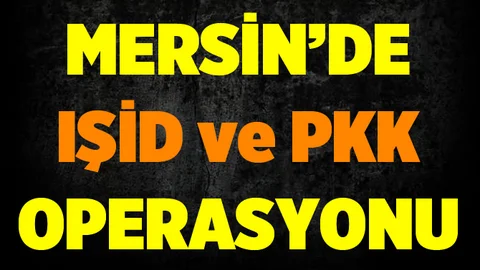 Mersin'de IŞİD ve PKK Operasyonu