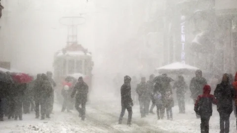İstanbul'da Hayat Durdu