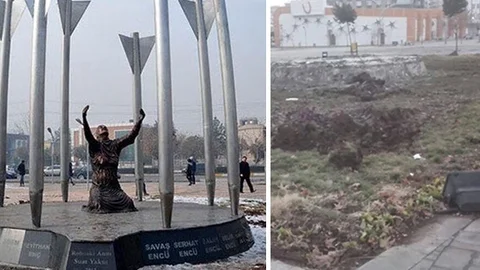 Diyarbakır'da Roboski Anıtı Kaldırıldı