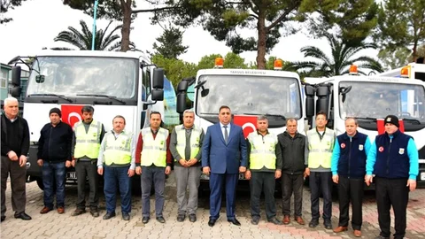 TARSUS BELEDİYESİ ARAÇ FİLOSUNA YENİLERİNİ KATTI