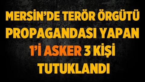 Terör Örgütü Propagandası Yapan 3 Kişi Tutuklandı