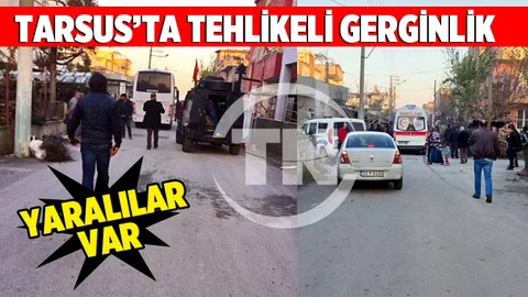 Tarsus'ta Suriyeliler Arasında Kavga Çıktı