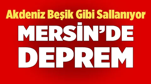 Akdeniz Beşik Gibi Sallanıyor
