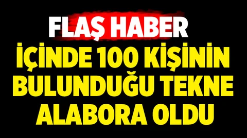 100'den fazla kişiyi taşıyan tekne alabora oldu.Çok Sayıda Ölü Var