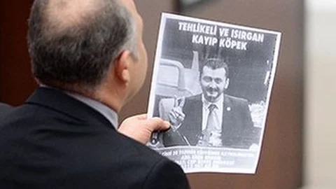 Mecliste " Tehlikeli ve Saldırgan Köpek" İsimli Afiş Skandalı