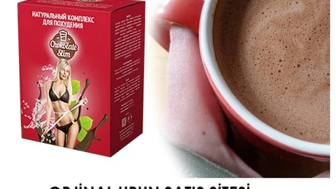 Enerjiniz düşmeden kilo vermek çikolata slim satışı