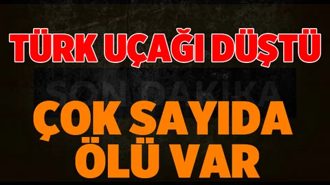 Türk uçağı Bişkek yakınlarında düştü: 37 ölü!