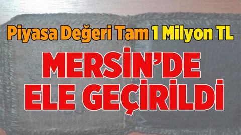 Mersin’de Değeri Yaklaşık 1 Milyon TL olan El Yazması Ele Geçirildi