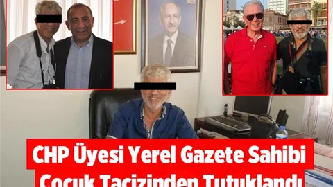 CHP Üyesi Yerel Gazete Sahibi Çocuklara Cinsel İstismardan Tutuklandı