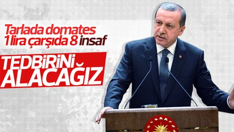 Erdoğan Tarla ve Pazar arasındaki fiyat farkıyla ilgili konuştu