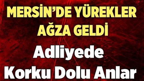 Mersin Adliyesinde İntihar Girişimi