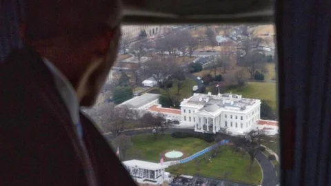 Obama Beyaz Saray'a Veda Etti
