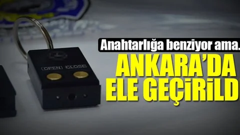 Ankara'da Polise Alarma Geçiren Anahtarlık