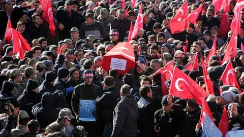 Fırat Kalkanı Şehidi Son Yolculuğuna Uğurlandı