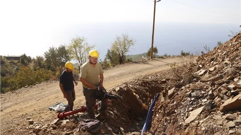 ÇAMLIPINAR İÇMESUYUNA KAVUŞTU