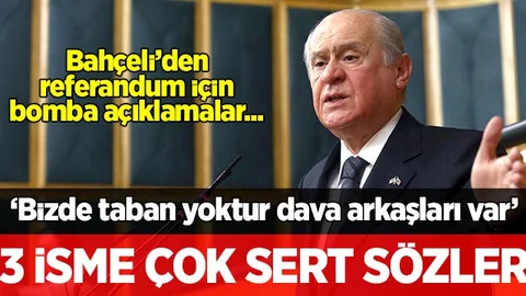 Devlet Bahçeli'den çok sert açıklamalar
