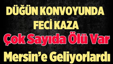 Düğün Yolunda Feci Kaza: 4 Ölü, 1 Yaralı