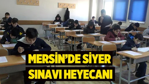 Mersin'de Siyer Sınavı heyecanı