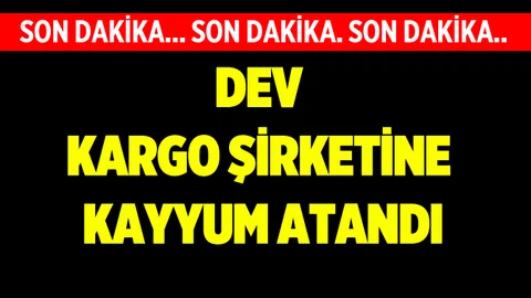 Aras Kargo'ya ticari kayyum atandı